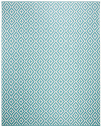 Safavieh Montauk Mtk613L Light Blue / Ivory Geometric Area Rug