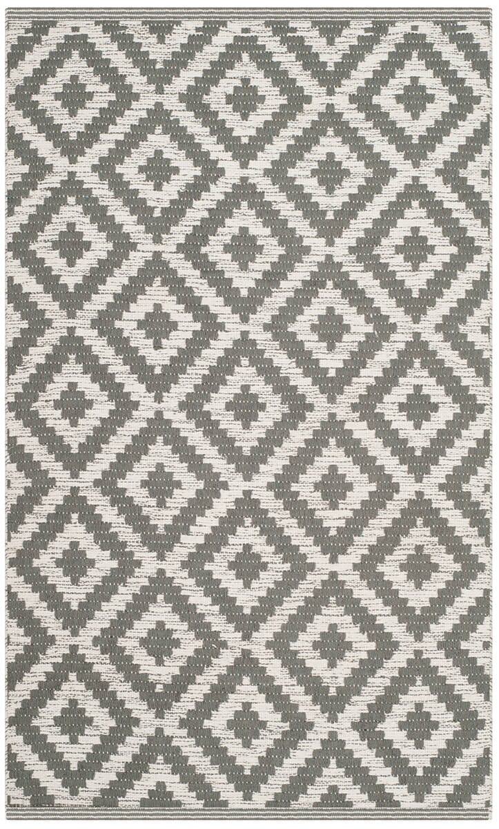 Safavieh Montauk Mtk613M Grey / Ivory Rugs.