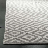 Safavieh Montauk Mtk613M Grey / Ivory Geometric Area Rug