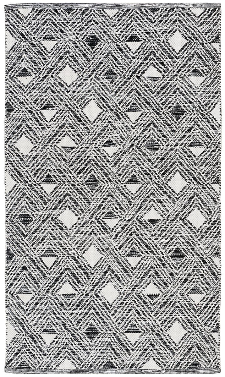 Safavieh Montauk Mtk614A Black / Ivory Geometric Area Rug