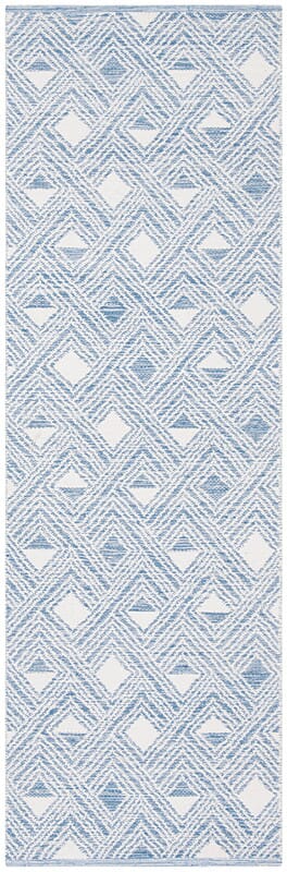 Safavieh Montauk Mtk614B Blue / Ivory Geometric Area Rug