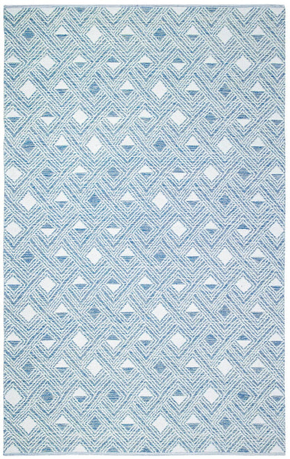 Safavieh Montauk Mtk614B Blue / Ivory Geometric Area Rug