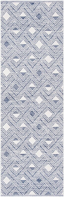 Safavieh Montauk Mtk614C Navy / Ivory Geometric Area Rug