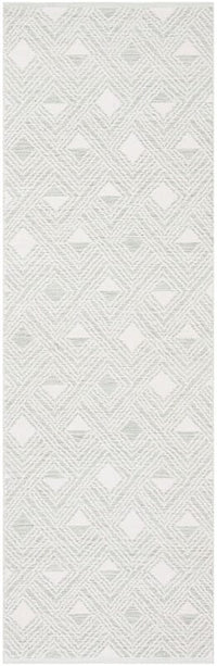 Safavieh Montauk Mtk614G Light Green / Ivory Geometric Area Rug