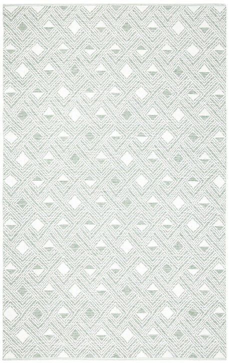 Safavieh Montauk Mtk614G Light Green / Ivory Rugs.