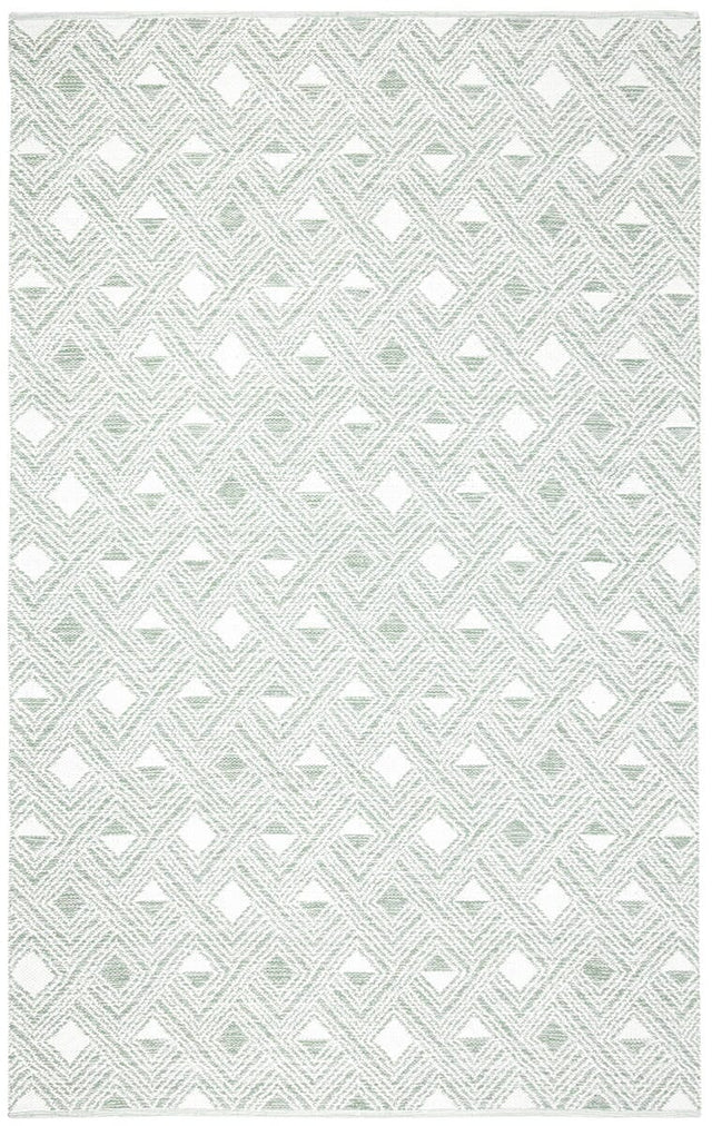 Safavieh Montauk Mtk614G Light Green / Ivory Rugs.