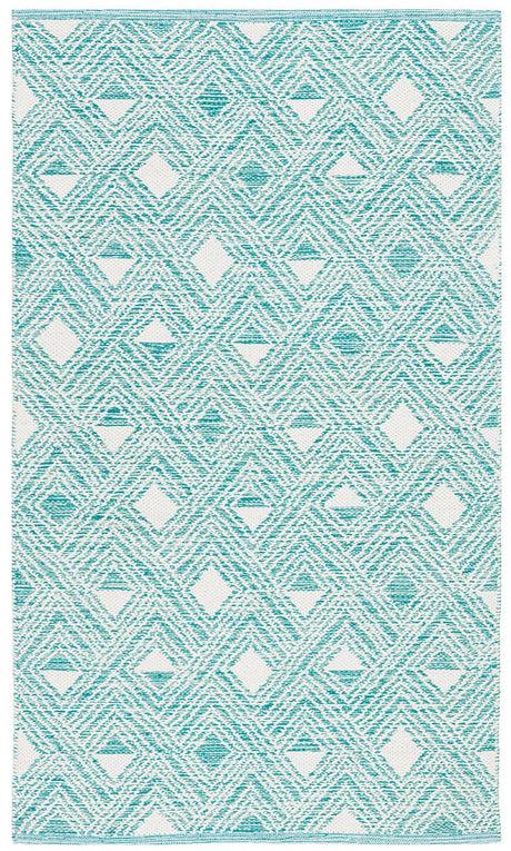 Safavieh Montauk Mtk614H Aqua / Ivory Rugs.