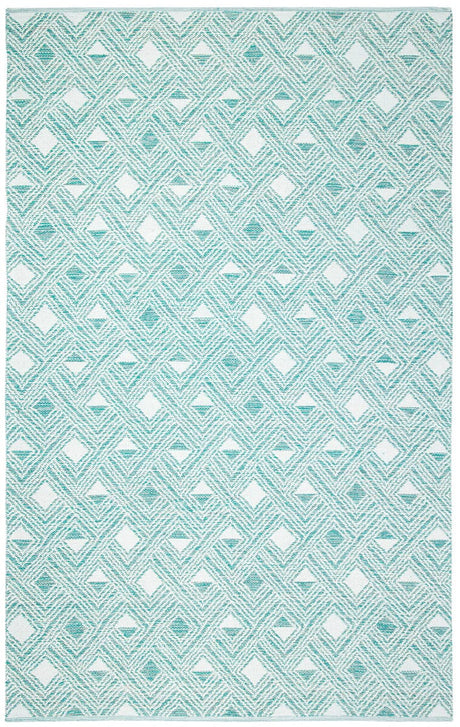 Safavieh Montauk Mtk614H Aqua / Ivory Rugs.