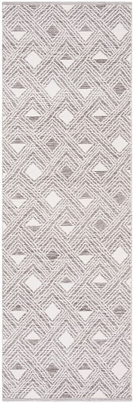 Safavieh Montauk Mtk614J Charcoal / Ivory Geometric Area Rug