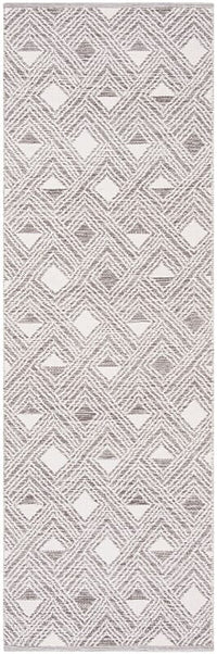 Safavieh Montauk Mtk614J Charcoal / Ivory Geometric Area Rug