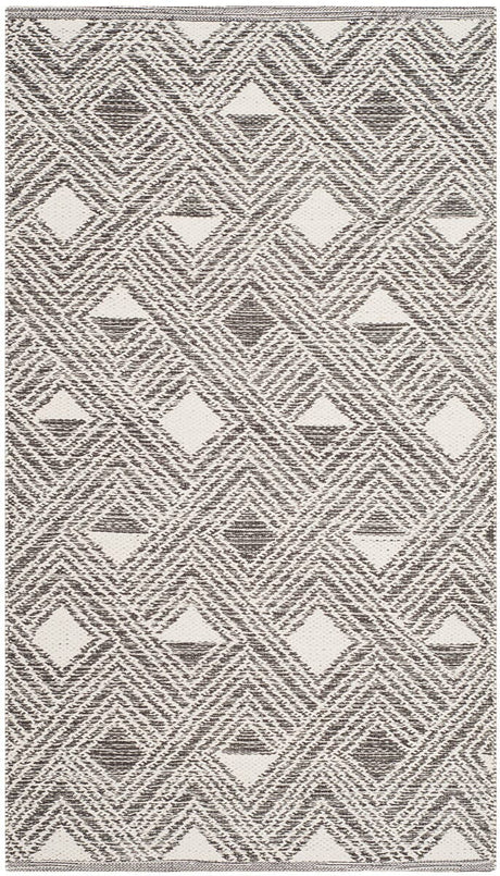 Safavieh Montauk Mtk614J Charcoal / Ivory Rugs.