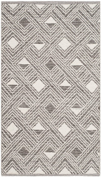 Safavieh Montauk Mtk614J Charcoal / Ivory Geometric Area Rug