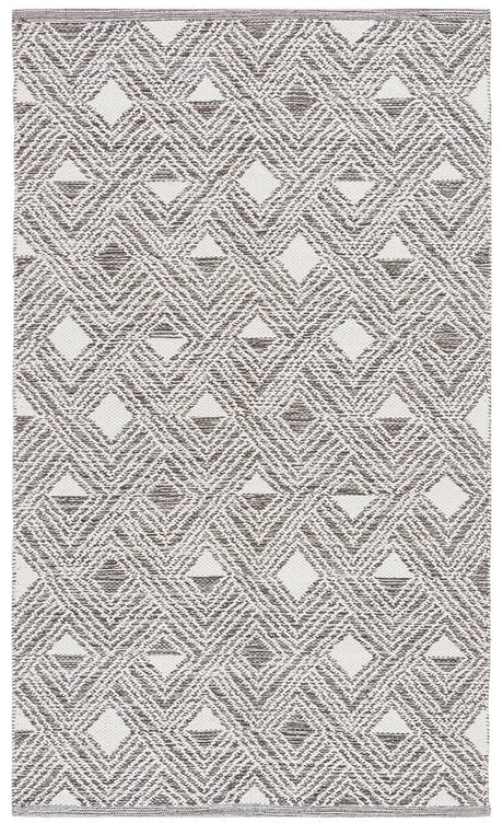 Safavieh Montauk Mtk614J Charcoal / Ivory Rugs.