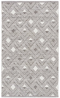 Safavieh Montauk Mtk614J Charcoal / Ivory Geometric Area Rug