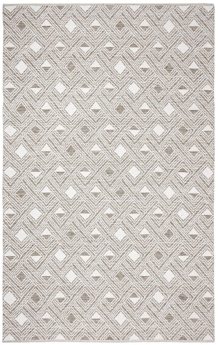 Safavieh Montauk Mtk614J Charcoal / Ivory Geometric Area Rug