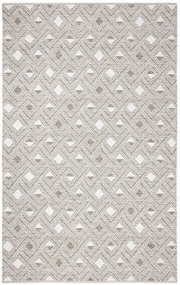 Safavieh Montauk Mtk614J Charcoal / Ivory Geometric Area Rug