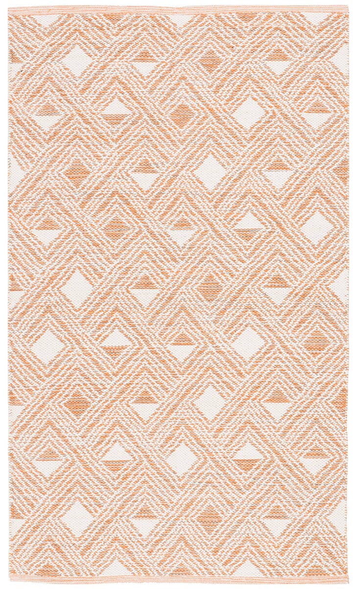 Safavieh Montauk Mtk614O Peach / Ivory Geometric Area Rug