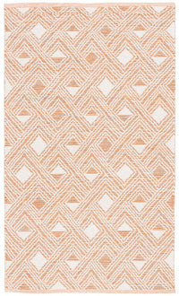 Safavieh Montauk Mtk614O Peach / Ivory Geometric Area Rug