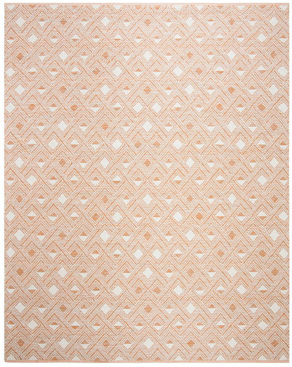 Safavieh Montauk Mtk614O Peach / Ivory Geometric Area Rug