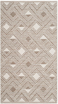 Safavieh Montauk Mtk614R Beige / Ivory Geometric Area Rug