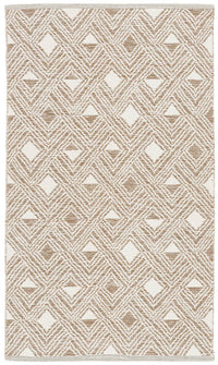 Safavieh Montauk Mtk614R Beige / Ivory Geometric Area Rug