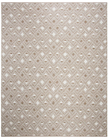 Safavieh Montauk Mtk614R Beige / Ivory Geometric Area Rug