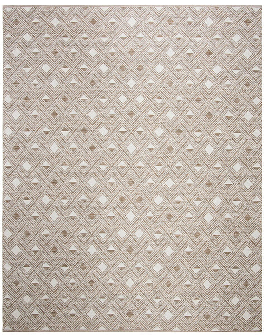 Safavieh Montauk Mtk614R Beige / Ivory Geometric Area Rug