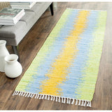 Safavieh Montauk Mtk710B Green / Gold Rugs.