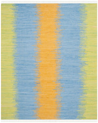 Safavieh Montauk Mtk710B Green / Gold Striped Area Rug