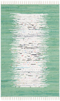 Safavieh Montauk Mtk711D Ivory / Sea Green Bordered Area Rug