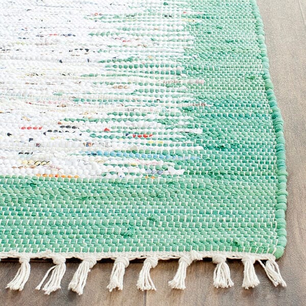 Safavieh Montauk Mtk711D Ivory / Sea Green Rugs.