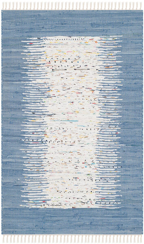 Safavieh Montauk Mtk711E Ivory / Dark Blue Rugs.