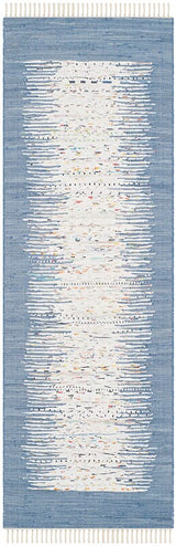 Safavieh Montauk Mtk711E Ivory / Dark Blue Rugs.