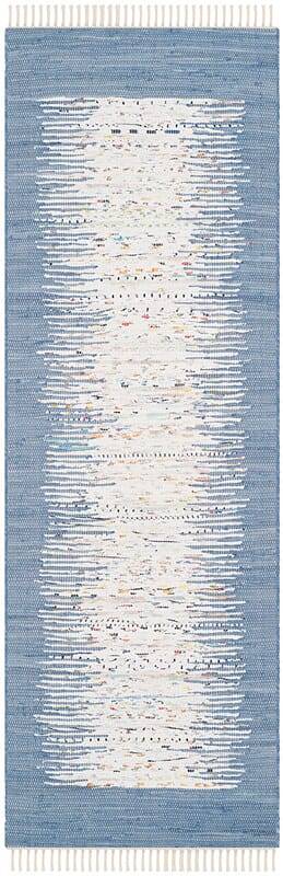 Safavieh Montauk Mtk711E Ivory / Dark Blue Rugs.