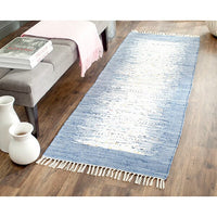 Safavieh Montauk Mtk711E Ivory / Dark Blue Bordered Area Rug