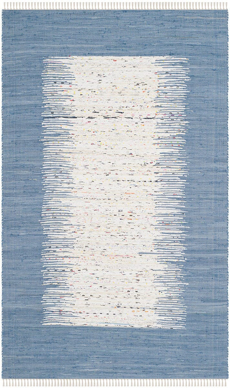 Safavieh Montauk Mtk711E Ivory / Dark Blue Rugs.