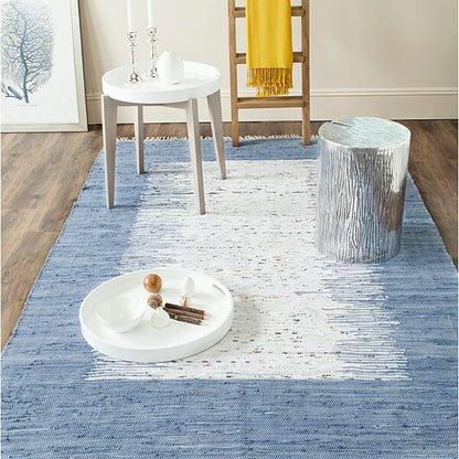 Safavieh Montauk Mtk711E Ivory / Dark Blue Bordered Area Rug