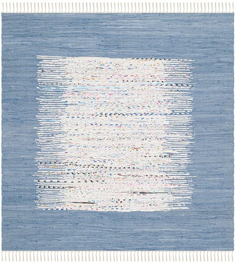 Safavieh Montauk Mtk711E Ivory / Dark Blue Rugs.