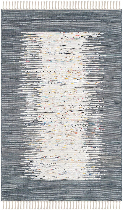 Safavieh Montauk Mtk711G Ivory / Grey Bordered Area Rug