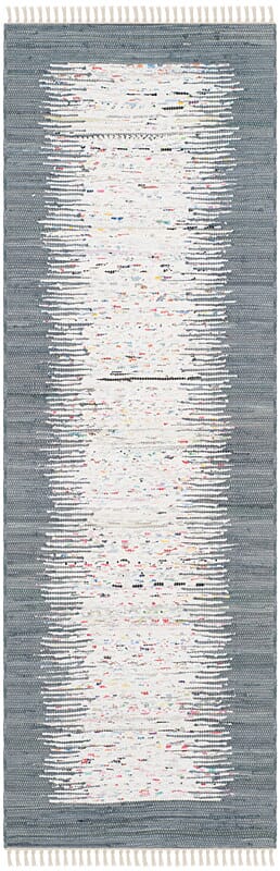 Safavieh Montauk Mtk711G Ivory / Grey Bordered Area Rug