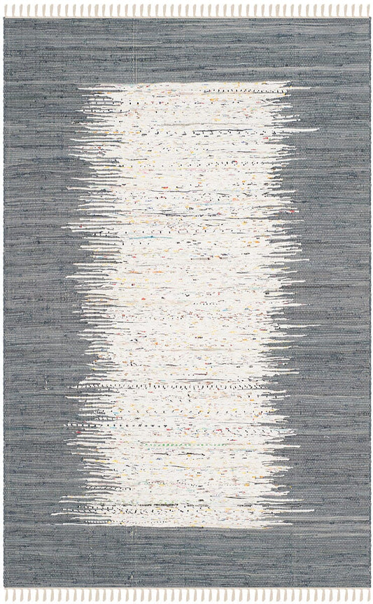 Safavieh Montauk Mtk711G Ivory / Grey Bordered Area Rug