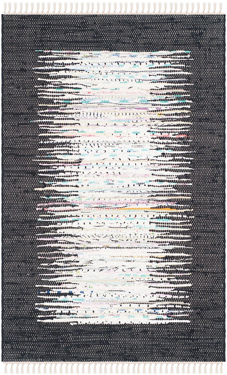 Safavieh Montauk Mtk711H Ivory / Black Rugs.