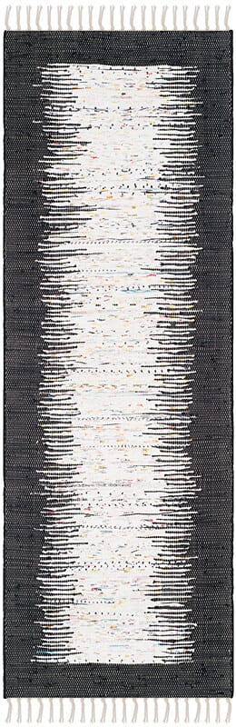 Safavieh Montauk Mtk711H Ivory / Black Rugs.