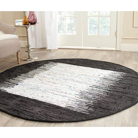 Safavieh Montauk Mtk711H Ivory / Black Rugs.