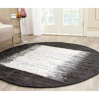 Safavieh Montauk Mtk711H Ivory / Black Bordered Area Rug