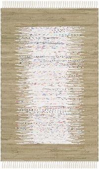 Safavieh Montauk Mtk711K Ivory / Olive Bordered Area Rug