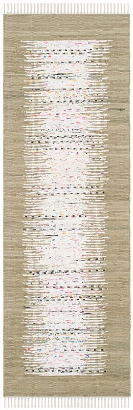 Safavieh Montauk Mtk711K Ivory / Olive Bordered Area Rug