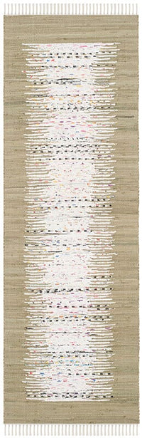 Safavieh Montauk Mtk711K Ivory / Olive Bordered Area Rug