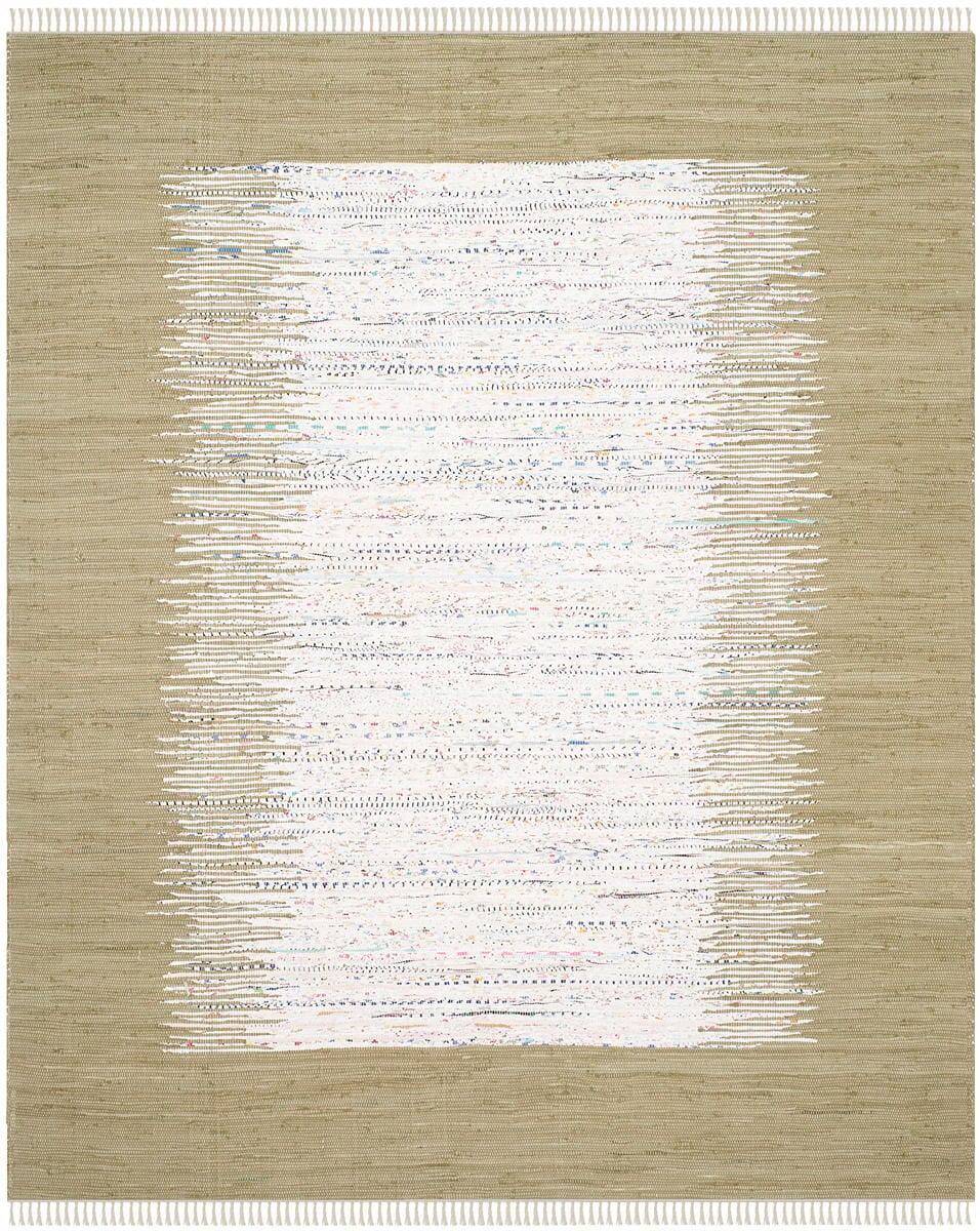 Safavieh Montauk Mtk711K Ivory / Olive Bordered Area Rug