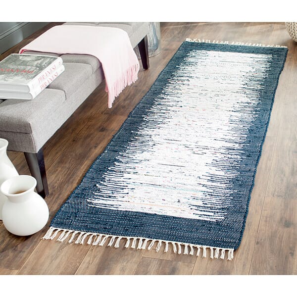 Safavieh Montauk Mtk711L Ivory / Navy Rugs.